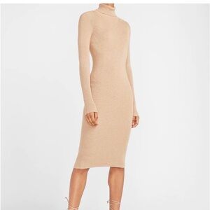 Express Dress, Women's Midi Ribbed Sweater Dress Small